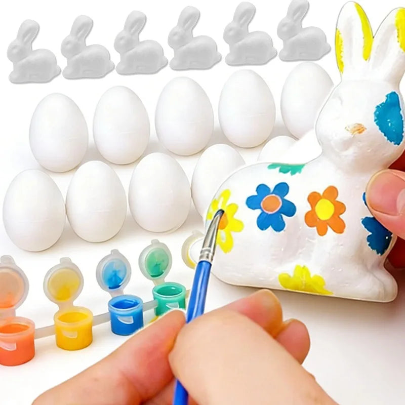 Kit de Pintura de Huevos de Pascua – Actividad Creativa para Niños con 6 Colores